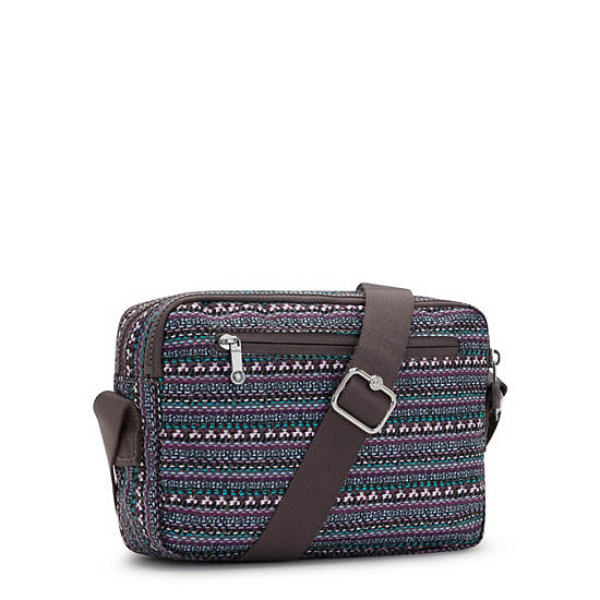 Kipling Abanu Medium Printed Crossbody Bags Stripy Dots | CA 1023GS